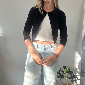 Vintage Black shrug bolero